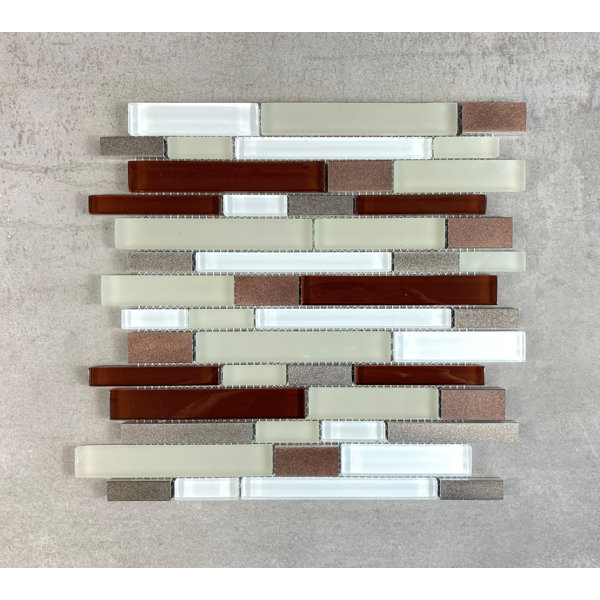 Mosaic Studio Straight Edge Glass Linear Tile Wayfair